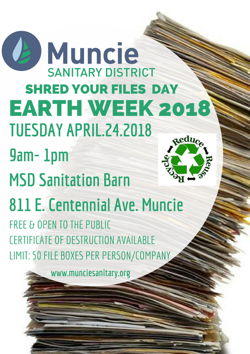 Muncie Sanitary District's Annual Free Shred Day